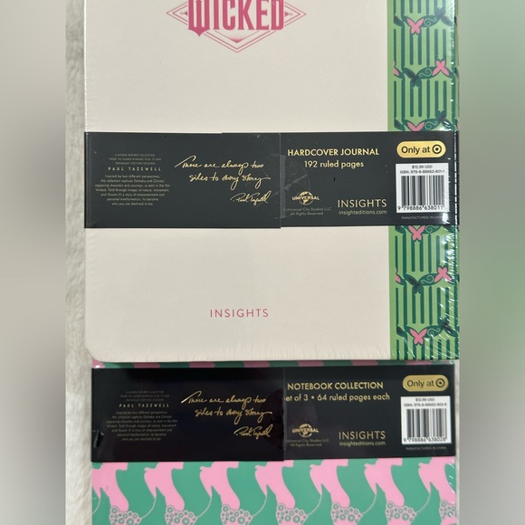 BRAND NEW SEALED Insights Wicked Hardcover Journal and Notebook Trio Exclusive - Picture 5 of 5
